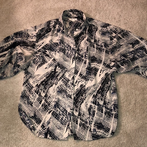Anthropologie Silence + Noise Blouse Snake Animal Print XS‎